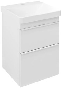 Sapho, SITIA umývadlová skrinka 46,4x70x43,4cm, 2x zásuvka, biela matná, SI050-3131