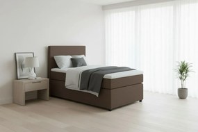 XXXLutz BOXSPRINGOVÁ POSTEĽ, 90/200 cm hnedá MID.YOU - Online Only spálne - 000044002903