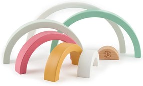 Bieco - Skladacia drevená dúha - berry