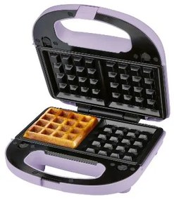 Silvercrest®  Kitchen Tools Vaflovač s vymeniteľnými platňami Swew 750 D4/Sowew 750 D4 (fialová)  (100387639)