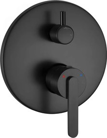 Rea Ontario, podomietková sprchová súprava s BOX montážnym systémom, čierna matná, REA-P5501