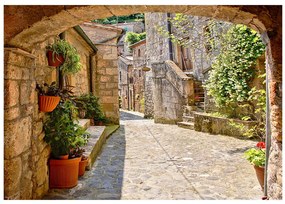 Artgeist Fototapeta - Provincial alley in Tuscany Veľkosť: 400x280, Verzia: Standard