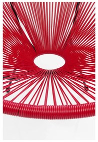 Červené kreslo Kare Design Acapulco