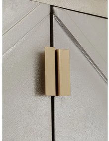 Venice Triangle komoda strieborná 180 cm