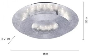 Paul Neuhaus 9011-21 - LED Stropné svietidlo NEVIS LED/6W/230V strieborná