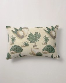 Karin - jednoduchá obliečka, 60x40cm farba produktu béžová látka zapletaná, vzorované