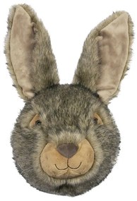 Nástenná plyšová dekorácia hlava králik Cuddly Rabbit - 39*20*47cm