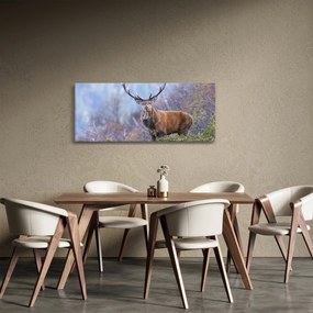 Obraz - Jeleň v krajine (120x50 cm)