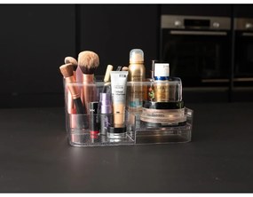 Plastový kúpeľňový organizér na kozmetiku – Addis