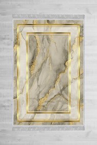 Koberec Marble Frame 180x280 cm béžový/zlatý