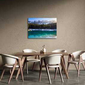 Obraz - Jazero Karersee (70x50 cm)