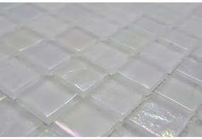 Sklenená mozaika CM S100 štvorcová Crystal mix Shell MYSTIC 25, 30,4x30,4 cm