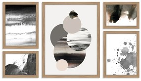 Obrazy v súprave 5 ks 30x40 cm Planets – Malerifabrikken