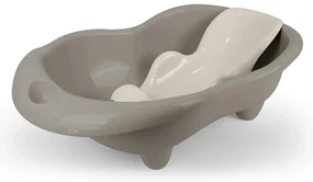 Dolu Detská vanička Hippo s ležadlom, sivá, 26 x 84,5 x 50,5 cm