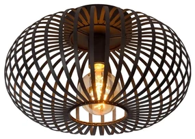 Lucide 78174/40/30 - Stropné svietidlo MANUELA 1xE27/60W/230V pr. 39,5 cm čierna LC2529