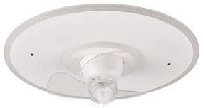 Matne biele LED stropné svietidlo Nybro – Trio