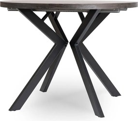 Jedálenský rozkladací stôl LUKAS 100/250 cm čierny