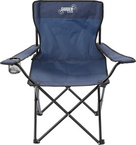 Garden Line SKLADACIA TURISTICKÁ/RYBÁRSKA STOLIČKA, MODRÁ, 50x50x80 cm *7150