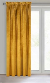ZATEMŇOVACÍ ZÁVES NA PÁSKE VILLA 140X270 CM HORČICOVÁ
