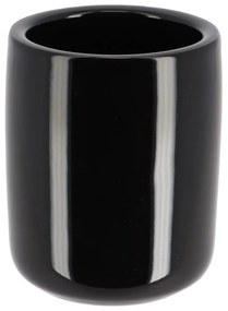 Kúpeľňový pohár Olivon, čierna, 350 ml