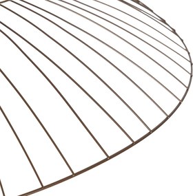 Inteligentné závesné svietidlo tmavý bronz s dvojitým tienidlom vrátane Wifi G95 - Pua