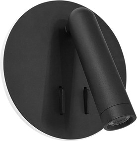 Toolight Toolight, LED nástenné svietidlo 16x14cm, 10W, APP1614-1W, čierna, OSW-06529