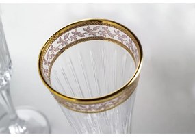 BOHEMIA PRESTIGE DORATO POHÁR NA ŠAMPANSKÉ 210ML SADA 6 KS