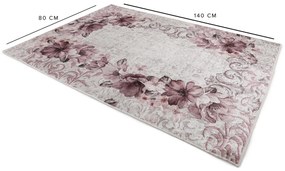 Koberec Dalton 80x140 cm ružový
