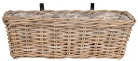 Závesný kvetináč z prútia 60 cm Batu – House Nordic