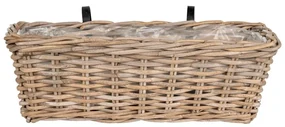 Závesný kvetináč z prútia 60 cm Batu – House Nordic
