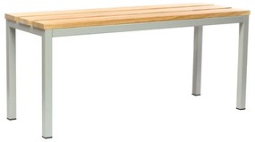 Lavica do šatne 100 x 35 x 45 cm, sivá - ral 7035