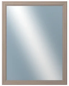 DANTIK - Zrkadlo v rámu, rozmer s rámom 70x90 cm z lišty STEP hnedá (3020)