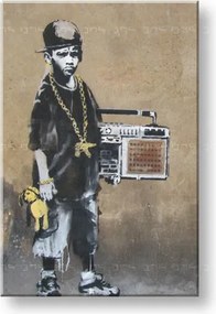 Obraz na plátne Street ART – Banksy - 100x150 cm