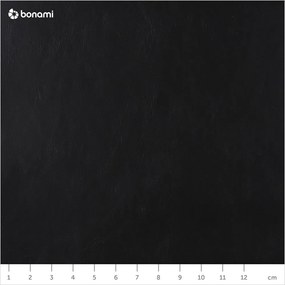 Čierne kreslo z umelej kože Zuiver Feston