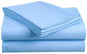 Bavlnená plachta modrá 140x240 cm Rozmer: 140 x 240 cm, Gramáž (hustota vlákna): Lux (150 g/m2)