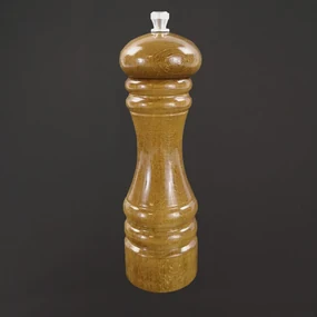 AMADEA Drevený mlynček na korenie tmavé drevo, 18 cm