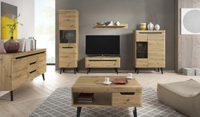 Televízna skrinka Nordi, dub artisan, 107 cm