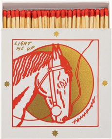 Dizajnová zápalková krabička Horse's Head