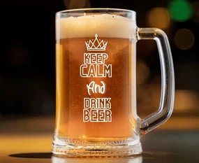 Dekorant Pivný polliter KEEP CALM AND DRINK BEER