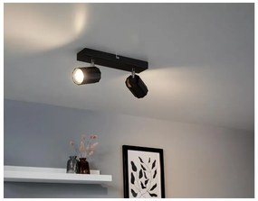 Livarno home Nástenné/stropné svietidlo (čierna)  (100393025)