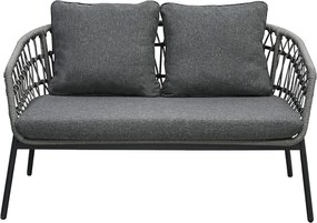 Autronic BONTEC Záhradná sedacia súprava, kov, polyratan, sivá, AZ-L1880 GREY Farba: Šedá