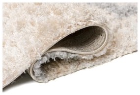 Kusový koberec shaggy Deniz krémový 160x229cm