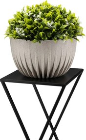 STOJAN NA KVETINÁČ BEN 95X78X24 CM ČIERNA