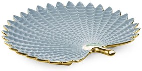Dekoračný podnos HIRAL 3 03 modrý / zlatý