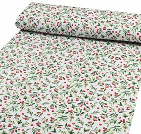 Biante Teflónový behúň na stôl TF-111 Jarabiny na bielom 45x180 cm