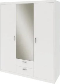 Šatníková skriňa Mega 141, biela%