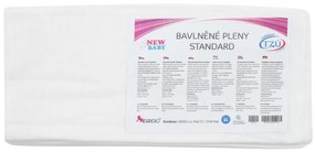 Bavlnené plienky NEW BABY 70x80 cm STANDARD 10 ks