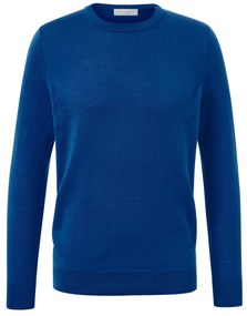 Pulóver z vlny merino, modrý