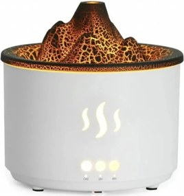 Aróma difuzér RDF3 v tvare sopky - 500 ml - biely