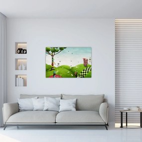 Obraz podivuhodnej krajiny (90x60 cm)